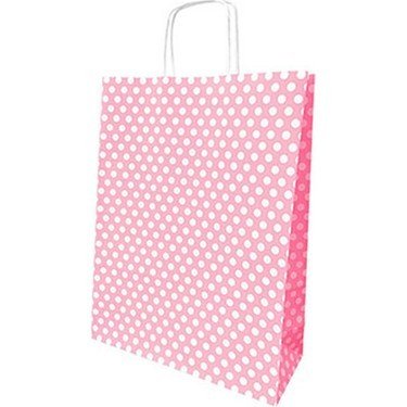 POŞET ÇANTA KRAFT PUANTİYELİ 31*12*41 cm