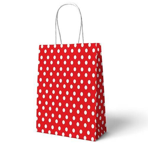 POŞET ÇANTA KRAFT PUANTİYELİ 31*12*41 cm