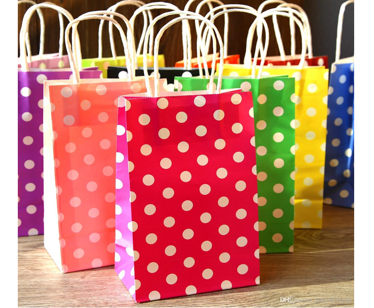 POŞET ÇANTA KRAFT PUANTİYELİ 31*12*41 cm