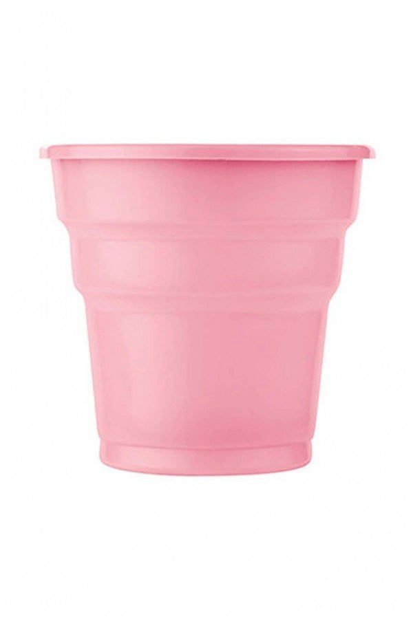 PLASTİK BARDAK PEMBE 25 ADET