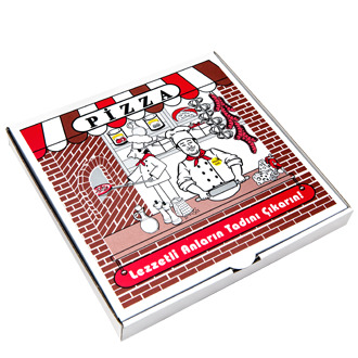 PİZZA KUTUSU LUX 26*26 CM