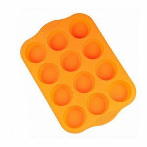 SİLİKON MUFFIN KALIBI 12'Lİ TURUNCU