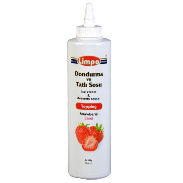 LİMPO ÇİLEKLİ DONDURMA & TATLI SOSU (TOPPING) 1KG.