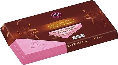 FRAMBUAZ KUVERTÜR ÇİKOLATA 2,5KG - ELİT MARKA