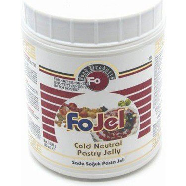 SADE Bitkisel Dekoratif Soğuk Pasta Jeli 1 KG. Fo Marka